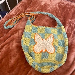 Urban Outfitters woven shoulder bag